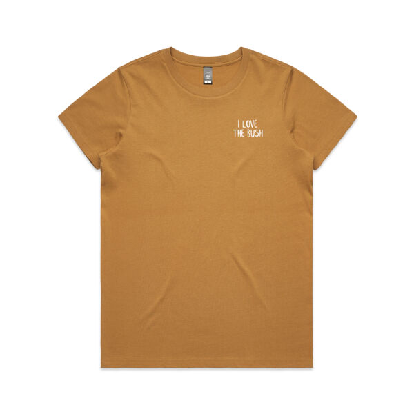 Women's "I love the bush" T-Shirt (DTG) Thumbnail