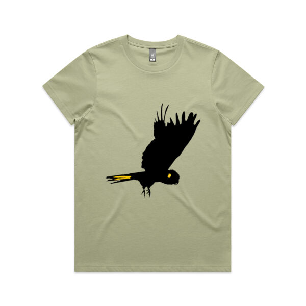 Women's 'Black Cockatoo" T-Shirt (DTG) Thumbnail