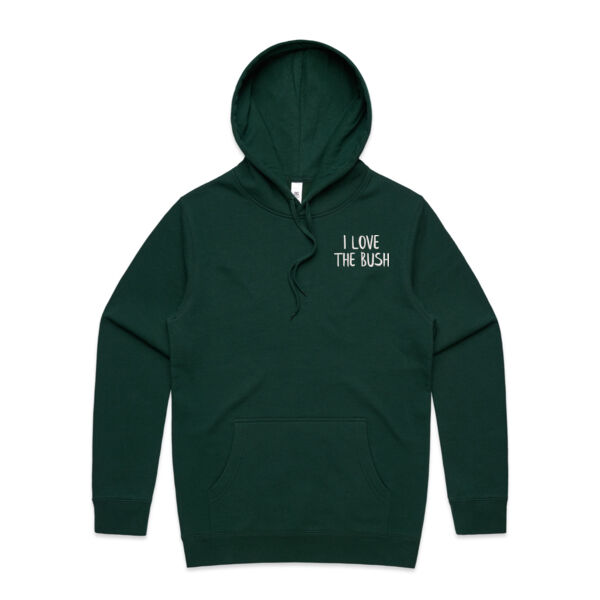 Unisex embroidered "I love the bush' jumper Thumbnail